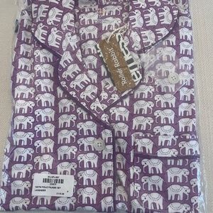 Roller Rabbit Hathi Elephant Polo Pajama Set